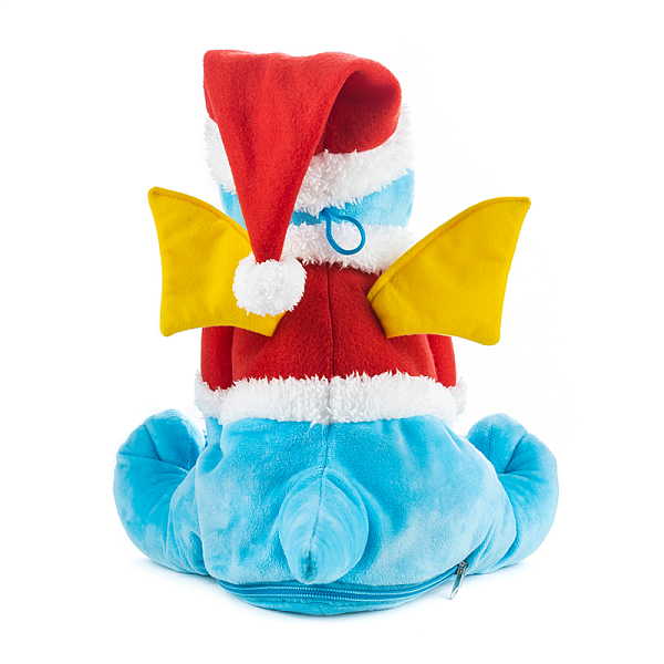 Новогодние подарки с мягконабивными игрушками из текстиля Подарок ДРАКОН  САНТА